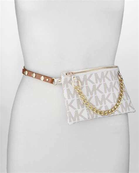 michael kors white sling bag|michael kors belt bag women's.